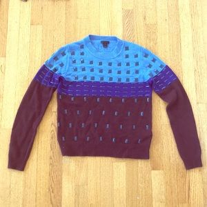 J crew multicolor sweater